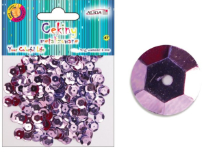 Cekiny metal.MT-6590(51) fiolet 10g