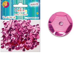 Cekiny metal.MT-6592(53) róż 10g.