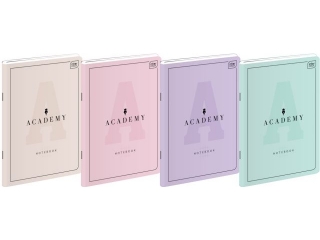 Zeszyt A5 60# M 90g ACADEMY PASTEL [opakowanie=10szt]