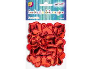 Serduszka dekoracyjne SDS-40 rozm. 3, 5cm, op.40szt.