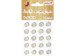 Dety JET-2398 krysztaki samoprzylepne opalizujce , rozm.12 mm.