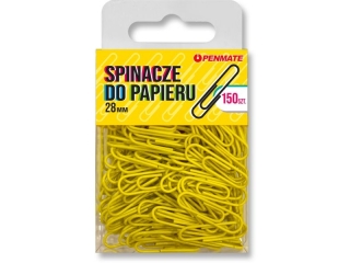 PENMATE SPINACZE DO PAPIEU 28 MM KOLOR KANARKOWE