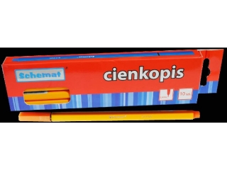 Cienkopis 0.4mm 8217 pomaraczowy [opakowanie=10szt]