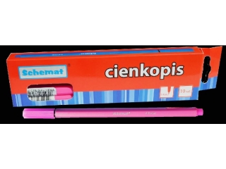 Cienkopis 0.4mm 8231 rowy [opakowanie=10szt]