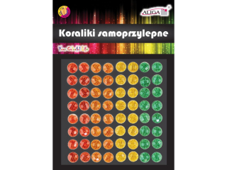 Dety JET-4811 krysztaki samoprzylepne, rozm. 10mm, blist. 9, 5 x 9, 5cm