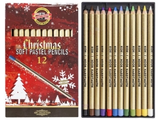 KIN ZESTAW 8832/12 PASTELI GIOCONDA W DREWNIE BN