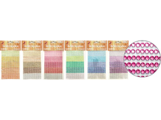 Dety JET-1603 krysztaki samoprzylepne kolor mix, rozm.3mm, 