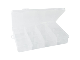 Pudeko plastikowe PUD-7727 organizer z 12 przegrdkami, rozm. 19, 5 x 13 x 3, 6cm