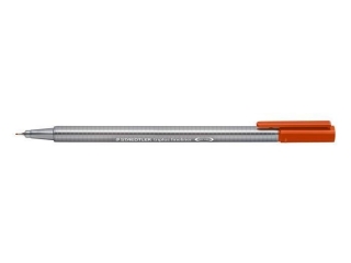 Cienkopis triplus, trjktny, 0.3 mm, pomaracz kalahari, Staedtler [opakowanie=10szt]