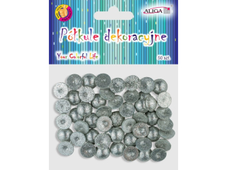Pkule brokatowe KSB-2464 sr mini 13mm op.50szt