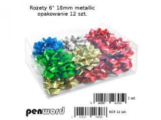ROZETY 6" 18mm METALIC a12