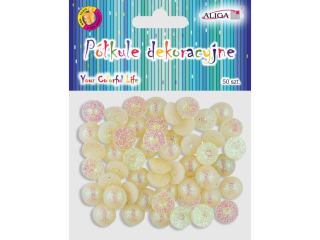 Pkule brokatowe KSB-2471 perowe mini 13mm op.50szt.