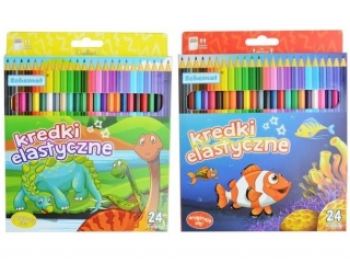 KREDKI ELASTYCZNE 24 KOL.1455
