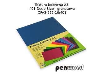 BRYSTOL/TEKTURA KOL. A3 401 DEEP BLUE/GRANATOWA a10 CPA3-225-10 (SZPSH)