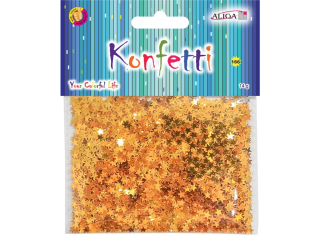 Konfetti MT-4194 złote gwiazdki op.14g