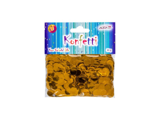 Konfetti KN-3447 zote, rozm.10mm, op.30g