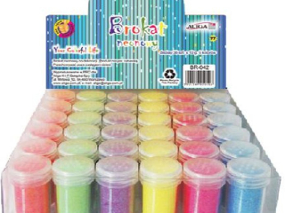 Brokat BR-042(77) neonowy 6 kol.box=36szt x 10g.