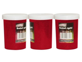 Brokat MT-4202 (122) czerwone 3x100g 1op.=3szt.
