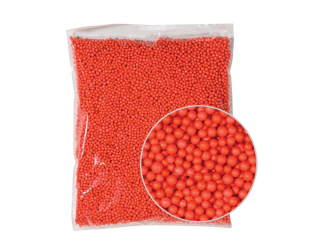 Kulki styropianowe KSK-2-1232 czerwone 4mm, 10g .