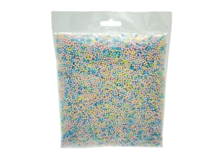 Kulki styropianowe KSK-9649 redn. 4 mm, 10 g - mix kolor