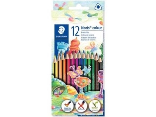 Kredki Noris colour, Wopex, trójkątne, 12 kol., Staedtler