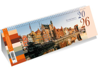 Kalendarz ze spiralką - poziomy 2026 T-100-2-13