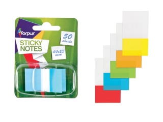Zakadki indeks plastik ZZ 44x25mm ӣTA 50 szt. FO42045 [opakowanie=24szt]