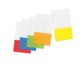 Zakadki indeks plastik ZZ 44x25mm ӣTA 50 szt. FO42045 [opakowanie=24szt]