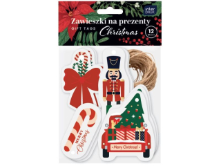 Zawieszki na prez.kszta�ty CHRISTMAS [opakowanie=5szt]