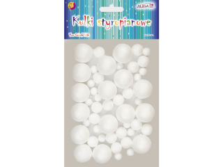 Kulki styropianowe KS-3456 mix wielkości 50szt.