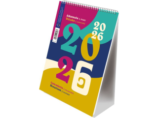 Kalendarz ze spiralką - pionowy 2026 T-101-3-19