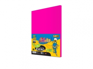 Papier ksero A4 75 gr NEONOWY 100 arkuszy IT350 CZERWONY PAS-2200