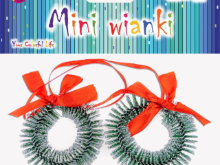 Wianki mini TR-4559 rozm. 6cm, op. 2szt.