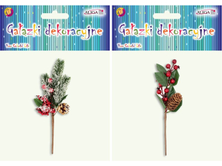 Gazki dekoracyjne DPG-2861 zaw. 2 wzory, d.25 cm, 