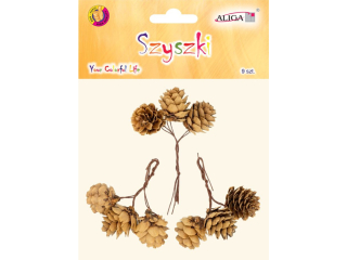 Szyszki na druciku SZYSZ-70 op.9szt.