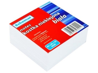 Notes kostka ? 83x83x35mm nieklejona biała ? 0211