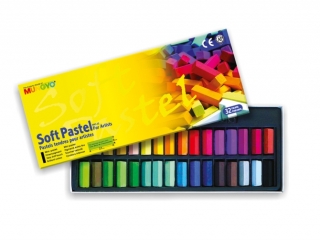 MUNGYO PASTELE SUCHE KRÓTKIE MPS-24 KOMPLET 24 SZT.