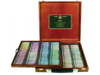 MUNGYO PASTELE SUCHE PŁÓTWARDE MPL-96W KOMPLET 96 SZT.W OPAK. DREWNIANYM