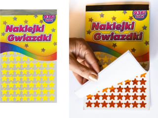 Album z naklejkami NKX-6167 gwiazdki 936 szt.14, 5x24cm