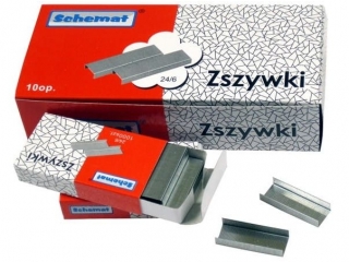 Zszywki 24/6mm 2345 op. 1000 szt. [opakowanie=10szt]