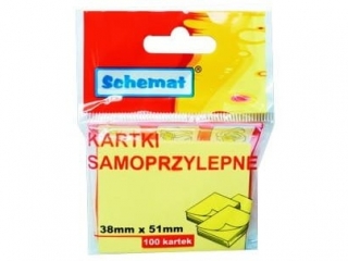 Kartki samoprzylepne 3367 Rozmiar: 38 x 51mm [opakowanie=24]