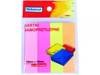 Kartki samoprzylepne 0762 Rozmiar: 19 x 76mm