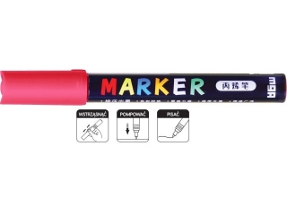 Marker akrylowy 1-2 mm, różana czerwień, MG
