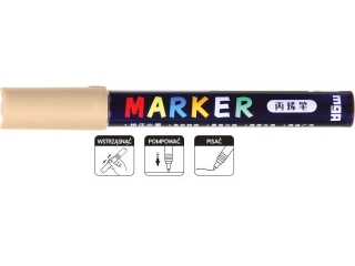 Marker akrylowy 1-2 mm, jasnopomarańczowy, MG