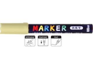 Marker akrylowy 1-2 mm, żółty neapolitański, MG