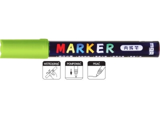 Marker akrylowy 1-2 mm, zielony zółtawy, MG