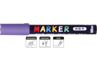 Marker akrylowy 1-2 mm, fioletowy, MG