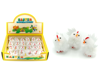 Kurczaki wielkanocne WKZ-8314, wysoko: 5 cm, 1 box zawiera 24 szt.