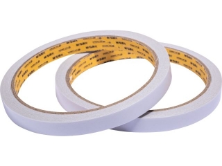 Taśma klejąca dwustronna, typu Tissue, 9mmx10y, (2rolki), MG