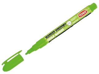 Markery kredowe, kocwka okrga 1, 5mm, 6g tuszu zielony Pudeko [opakowanie=10szt]